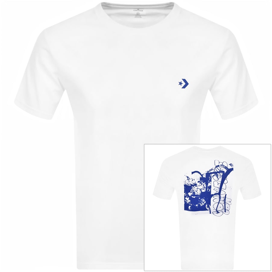 Alternative Image for ProductConverse Star Chevron Logo T Shirt White1